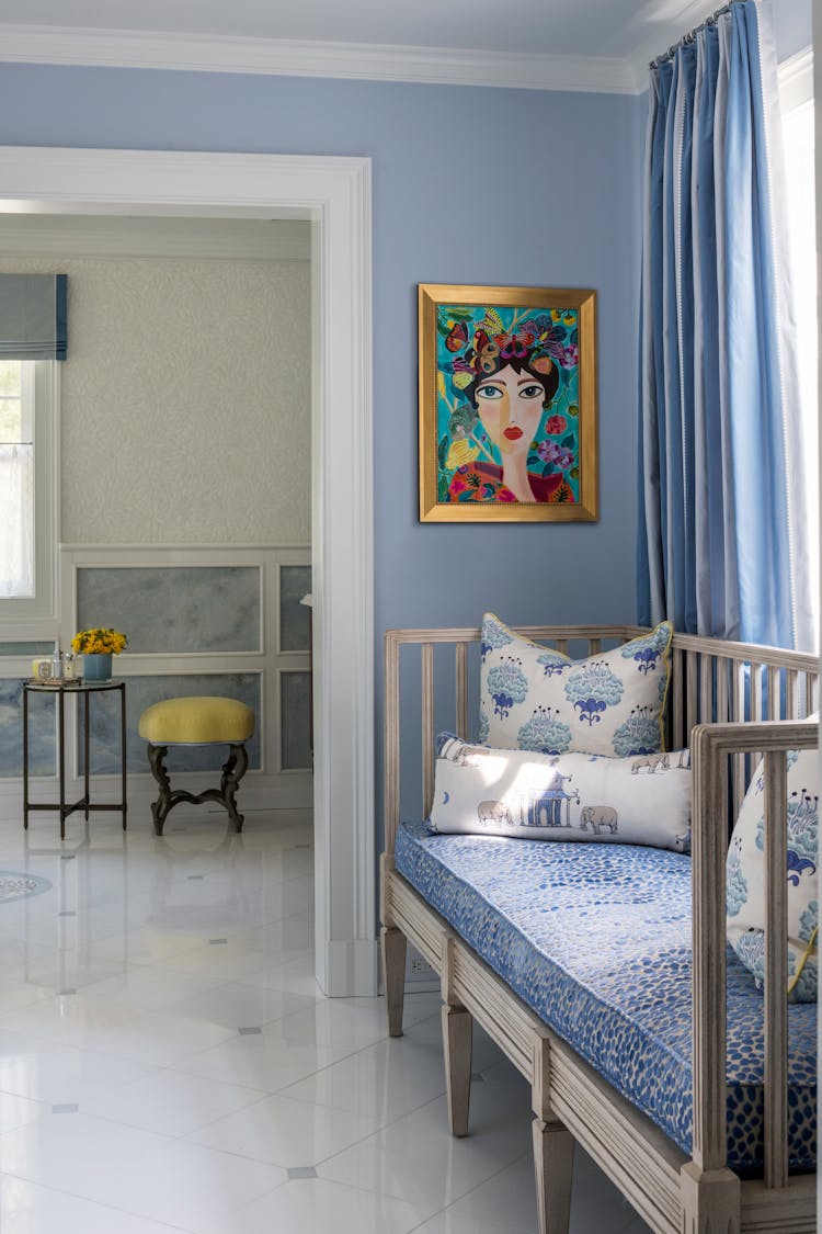 Chic closet vanity area in a Long Island Colonial Revival home, offering a blend of traditional design and modern functionality, by K.A. Murphy Interiors