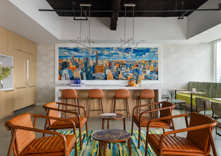 KA-Murphy-Interior-Design-New-York-Project-One-Penn-Plaza-Pantry-Area-Full-View
