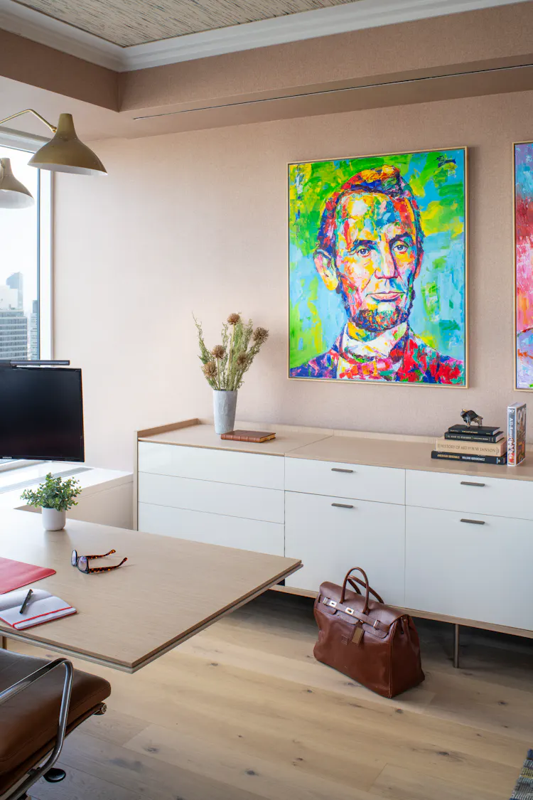 KA-Murphy-Interior-Design-New-York-Project-One-Penn-Plaza-Executive-Office-Orange-Console