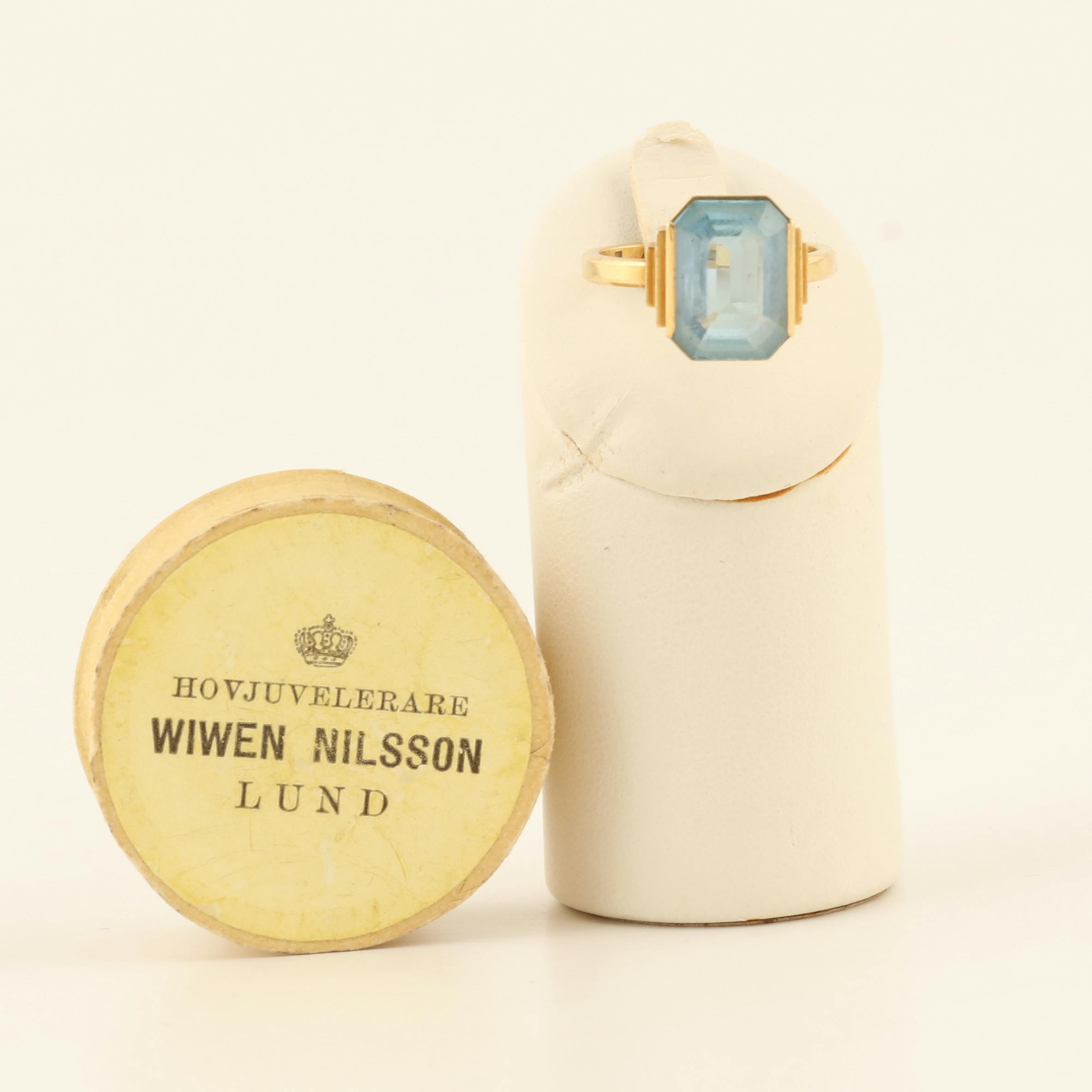 64 WIWEN NILSSON, (1897-1974), Ring, 18K guld