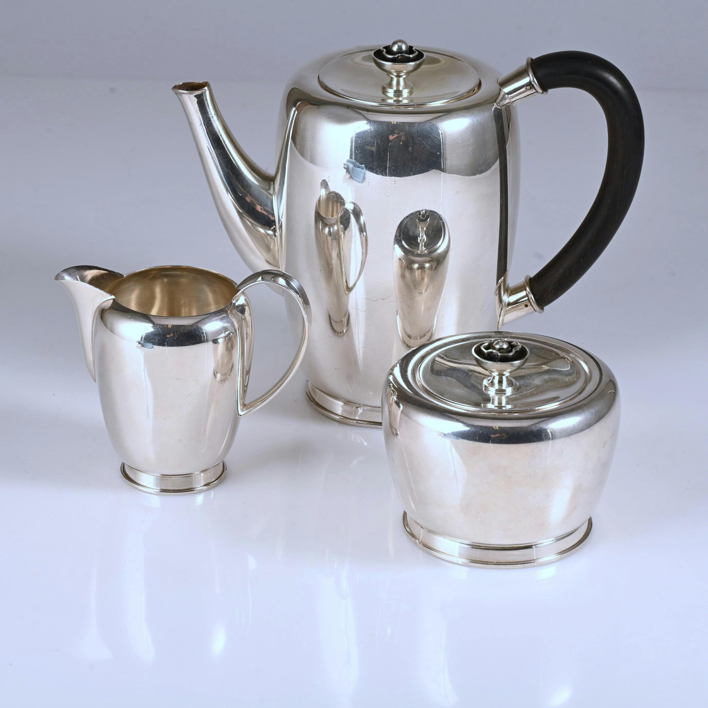 221 KAFFESERVIS, GAB, silver, Stockholm, 1949