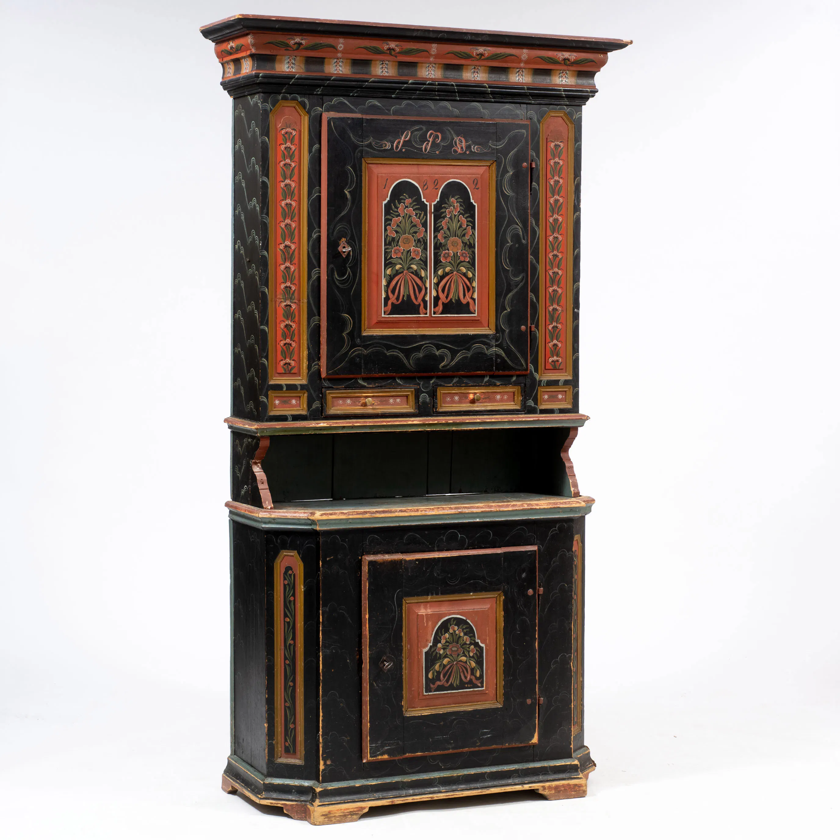 1 SKÄNKSKÅP, Järvsö, daterat 1822