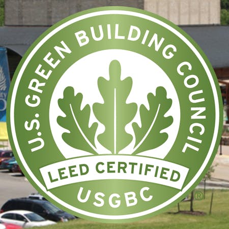 U.S. green building council LEED certified logo