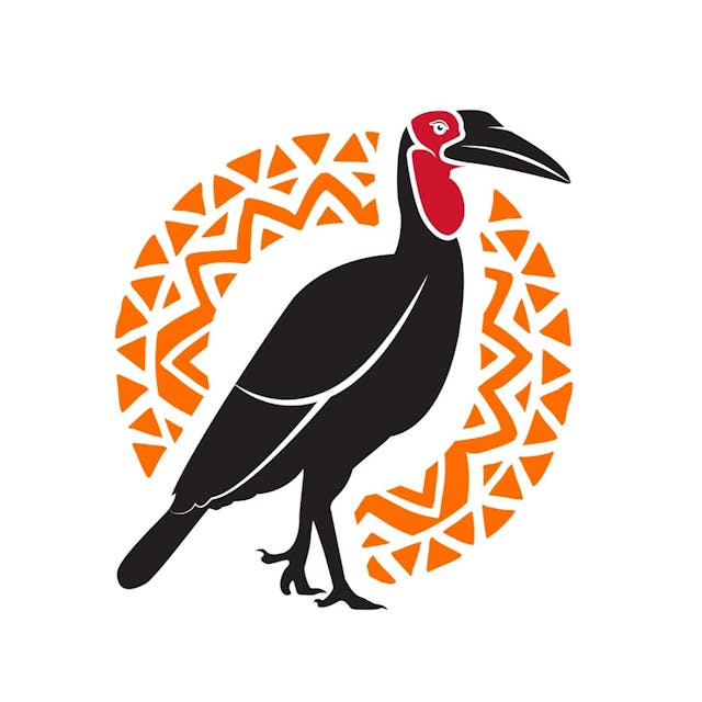 Graphic of mabula ground hornbill