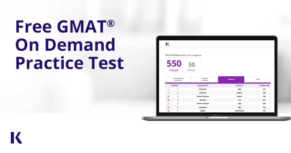 Online Free GMAT Practice Test - Full Length | Kaplan Test Prep