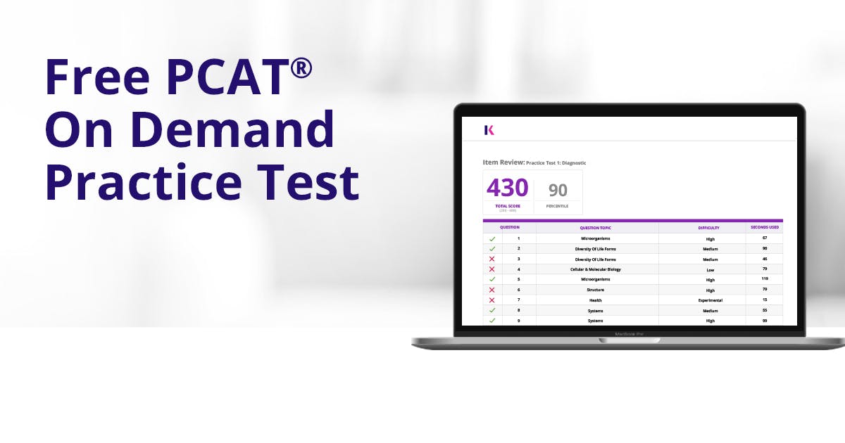 pcat practice test free