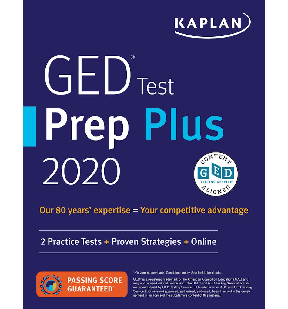 GED Books GED PREP Books Kaplan Test Prep