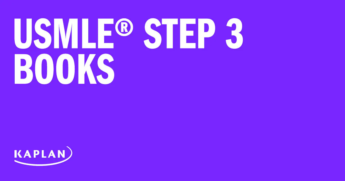 USMLE Step 3 Books Kaplan Test Prep Usmle step 3 books kaplan test prep