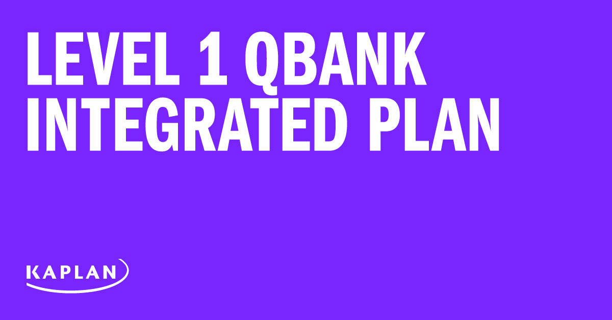 Level 1 Qbank Integrated Plan Kaplan Test Prep