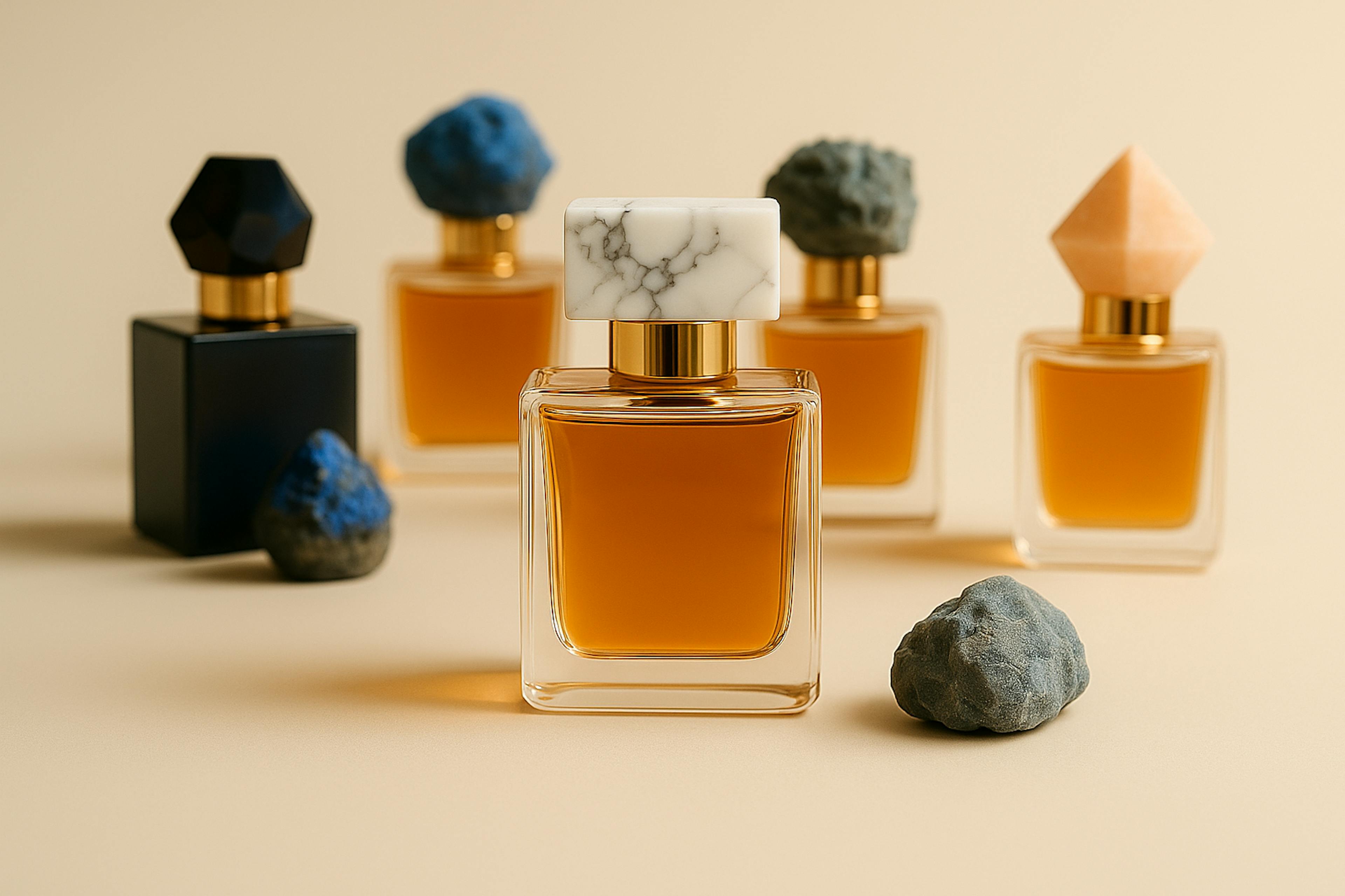 set of five fragrances