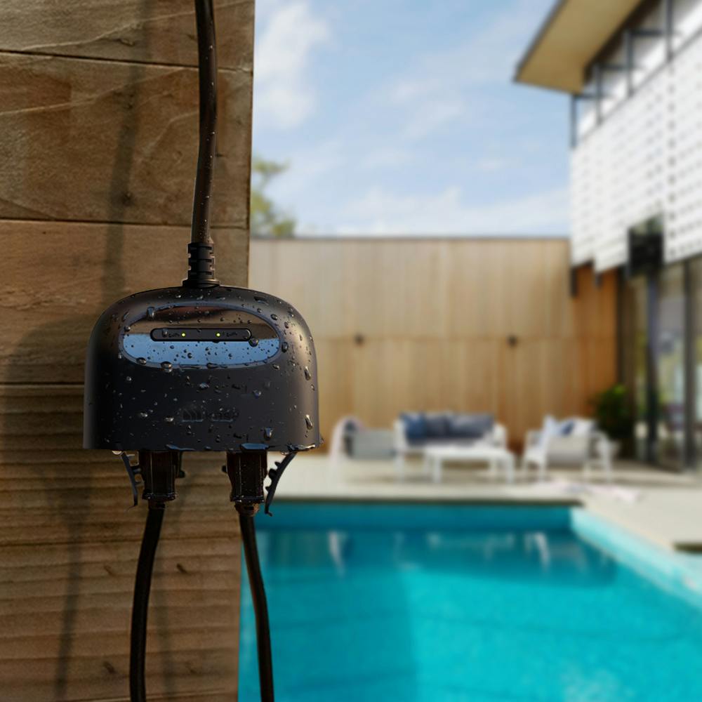 Kasa Smart Outdoor Smart Plug KP400, Smart Home Wi-Fi Outlet with