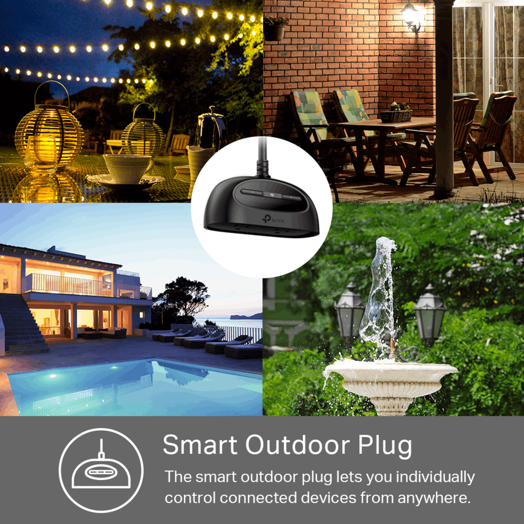 Kasa Smart Wi-Fi Outdoor Plug Smart Outdoor Plug
