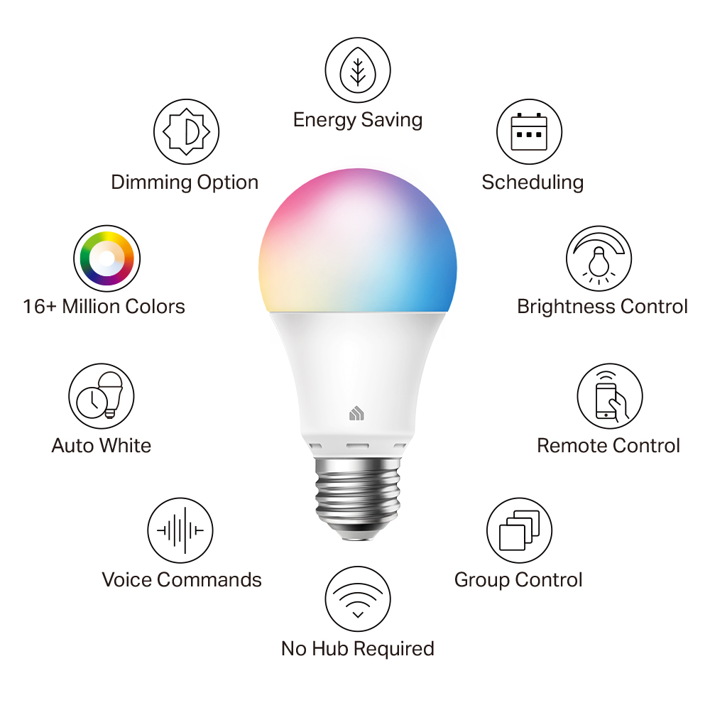 Kasa Smart Light Bulb, Multicolor | Kasa Smart