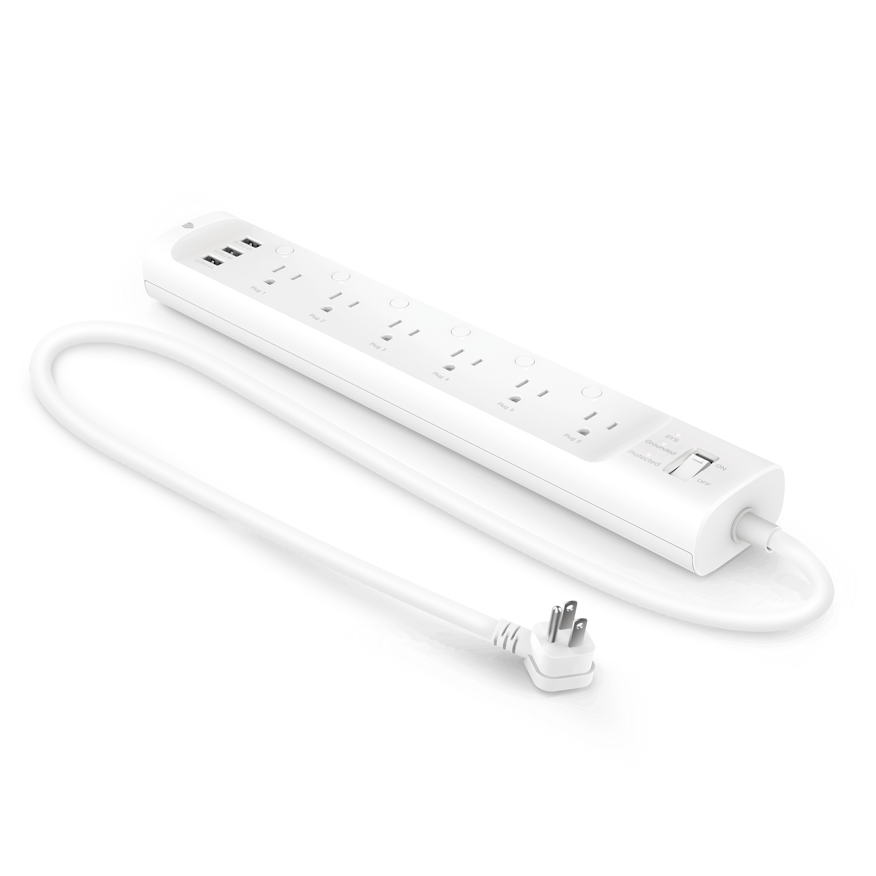 Kasa Smart Wi-Fi Power Strip, 6-Outlets