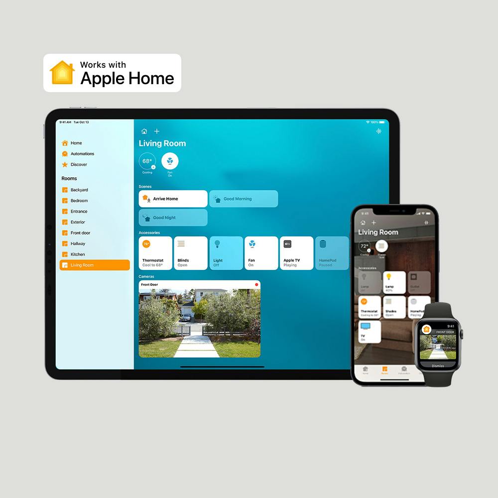 Outdoor Smart Plug, Works with Apple HomeKit, Siri, Alexa, and