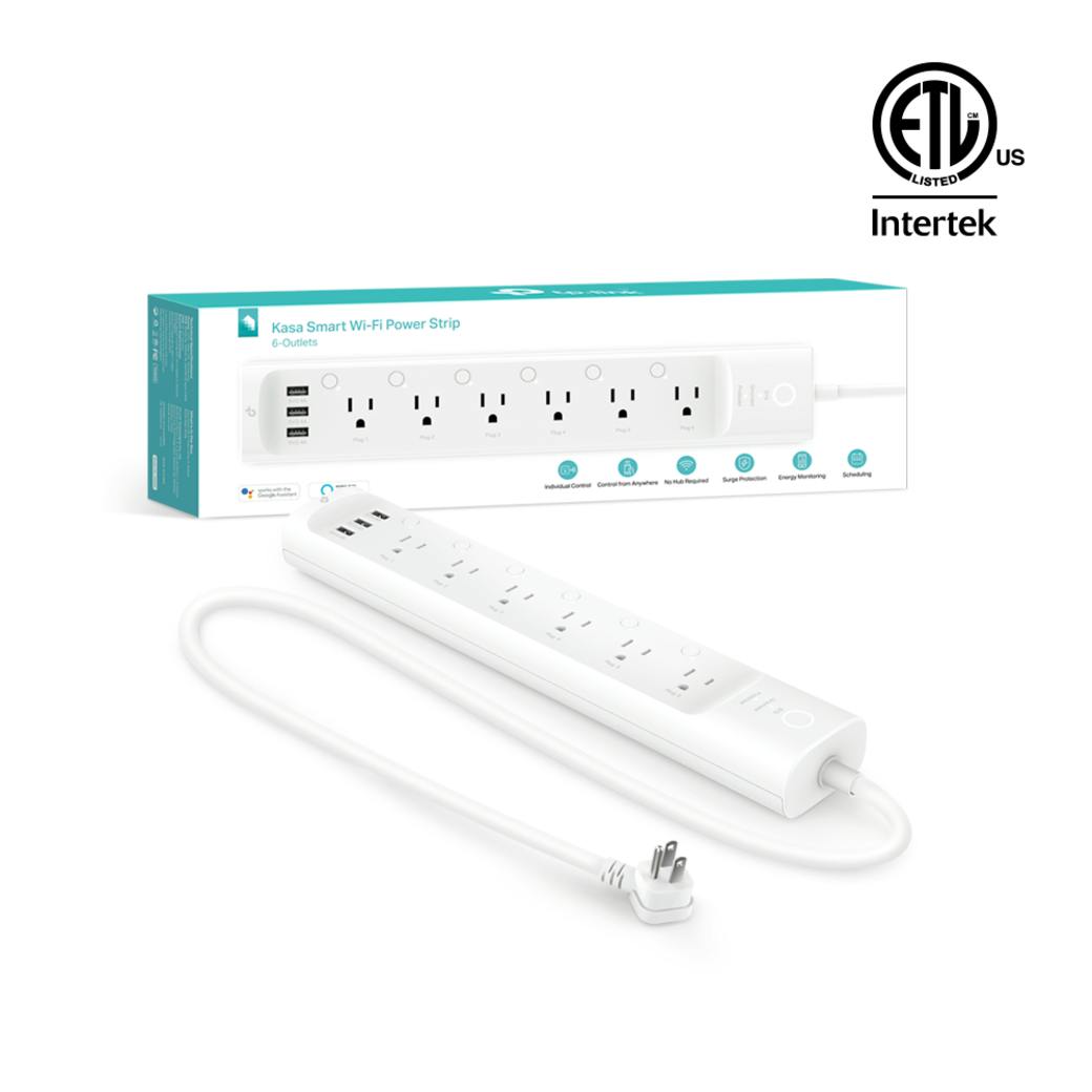 Kasa Smart WiFi Power Strip, 6Outlets Kasa Smart