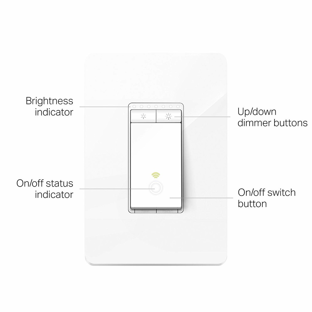 Kasa Smart Motion-Activated WiFi Dimmer Switch by TP-Link No Hub Required - Smart Motion Detection WiFi Light Switch Works with Alexa and Google Assistant KS220M