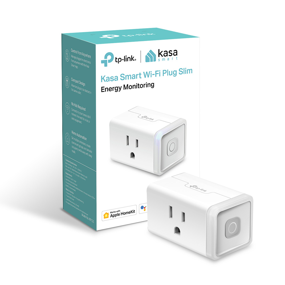 Kasa Smart Wi-Fi Plug Slim with Energy Monitoring | Kasa Smart