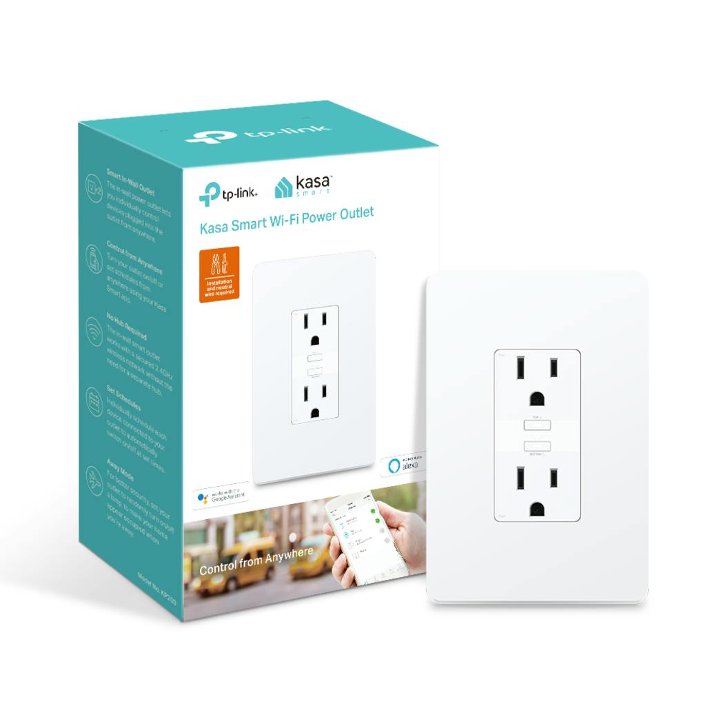 Kasa Smart Wi-Fi Power Outlet, 2-Sockets-gallery image