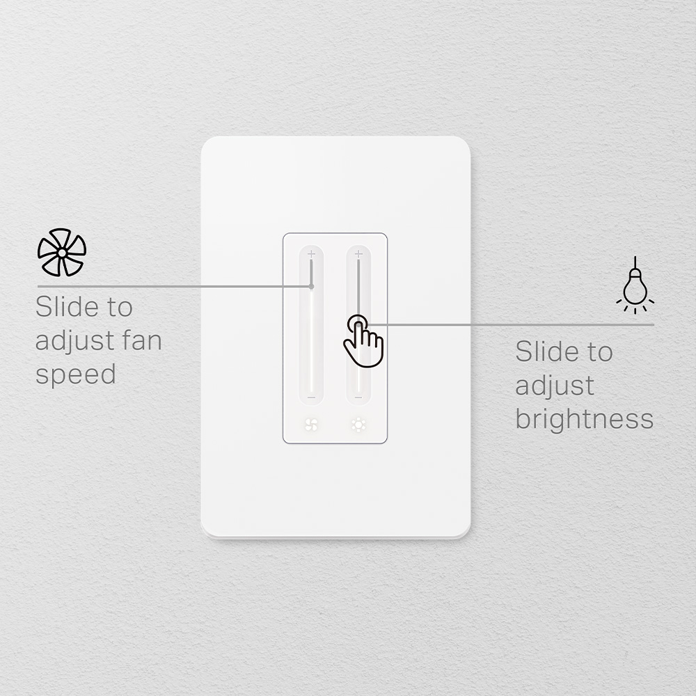 smart fan dimmer switch Kasa Smart