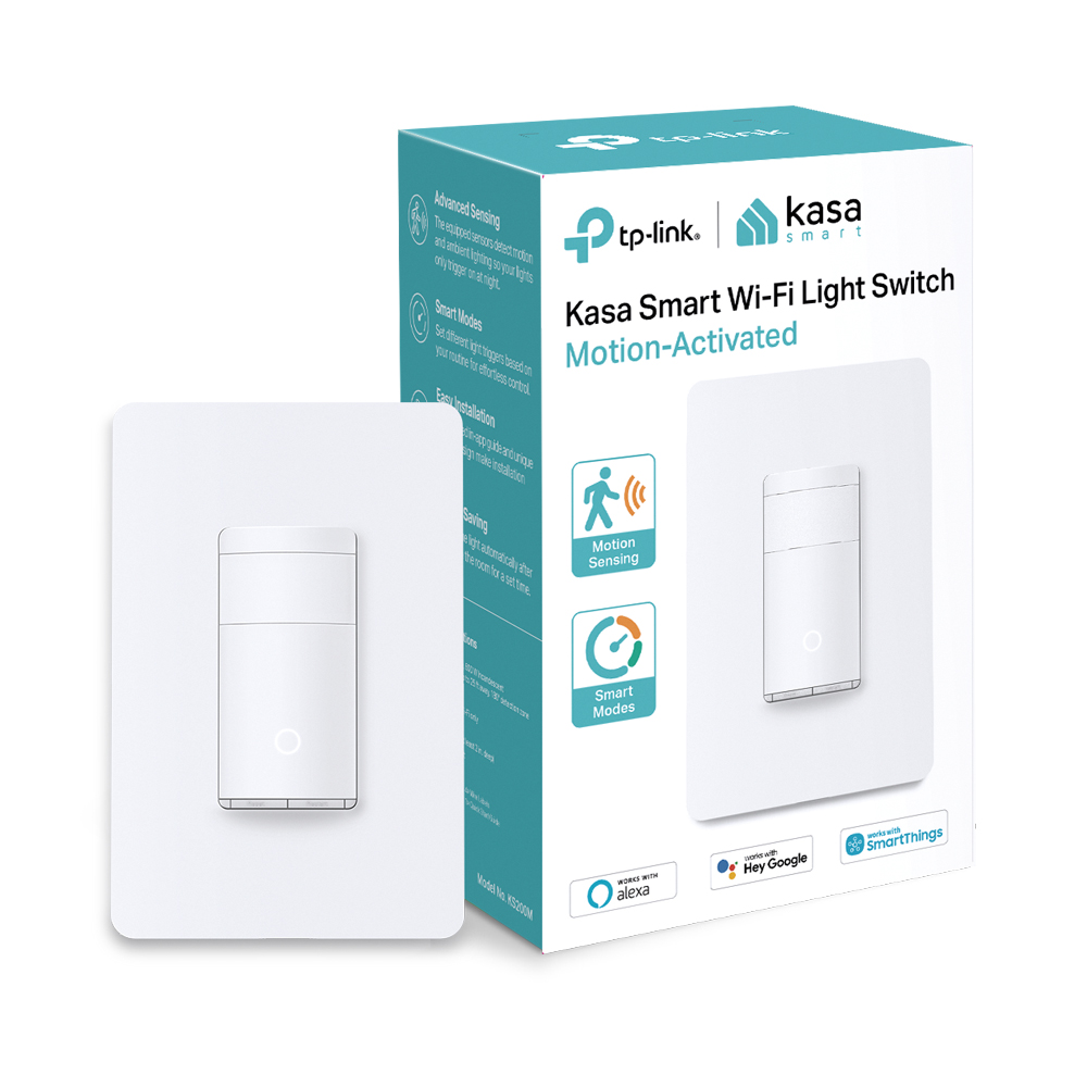 Smart WiFi Light Switch, MotionActivated Kasa Smart