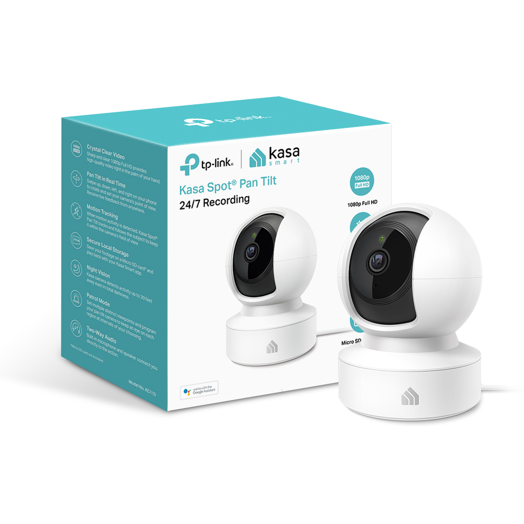 Kasa Spot Pan Tilt, 24/7 Recording | Kasa Smart