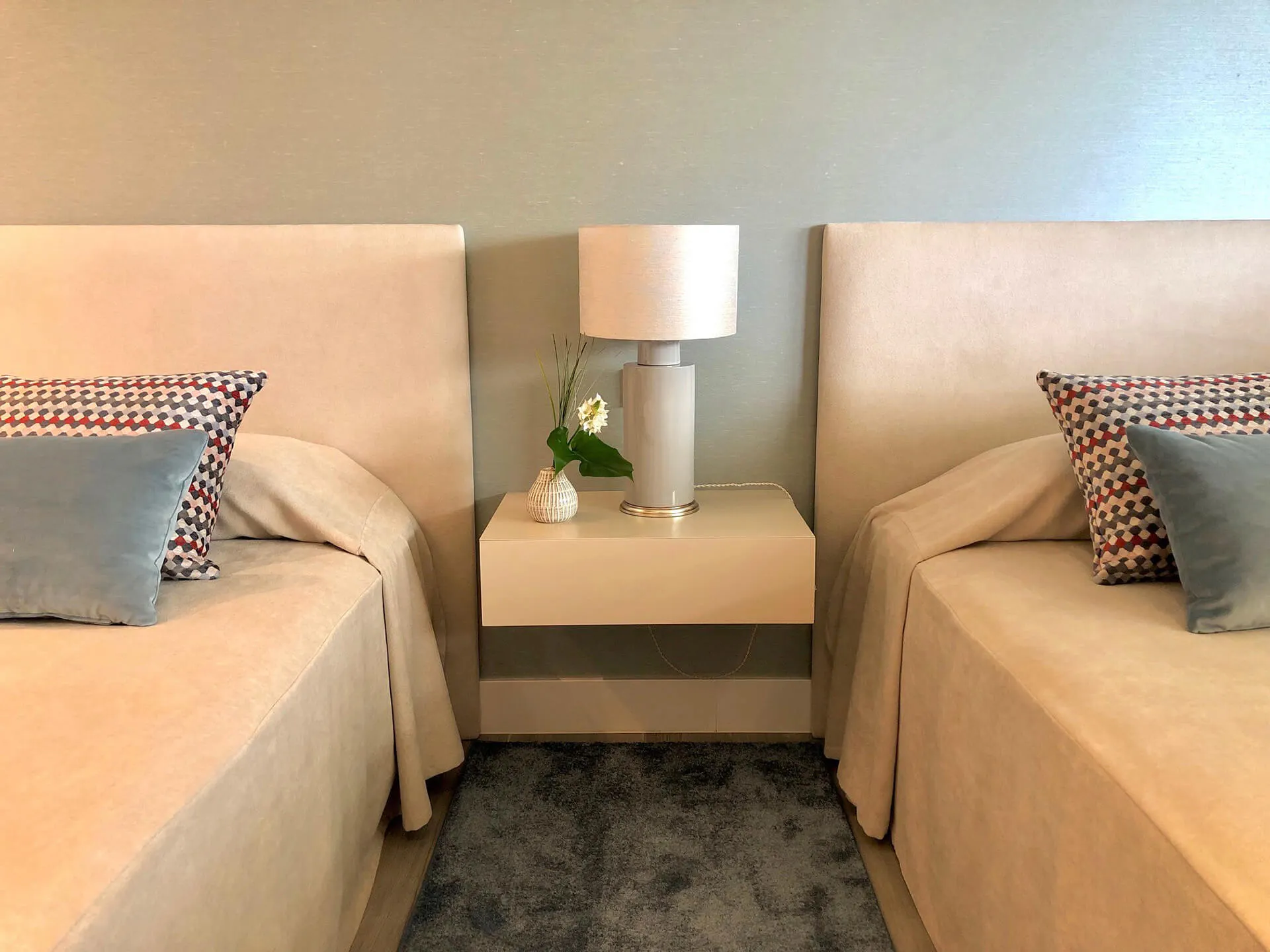 Dormitorio doble del proyecto de decoración en Pozuelo