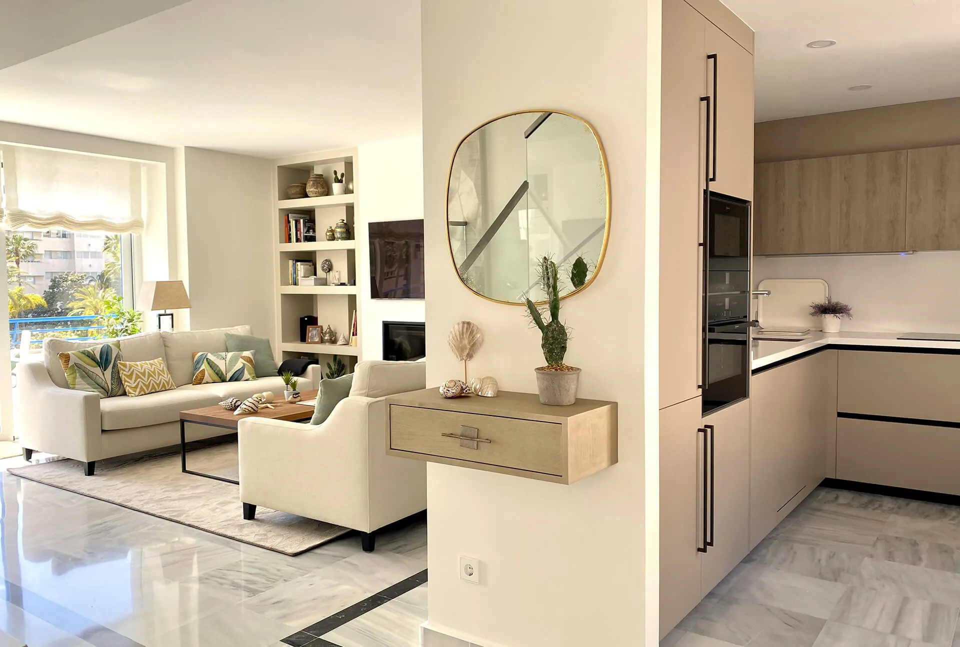 Imagen del proyecto en Marbella del estudio de interiorismo en Madrid