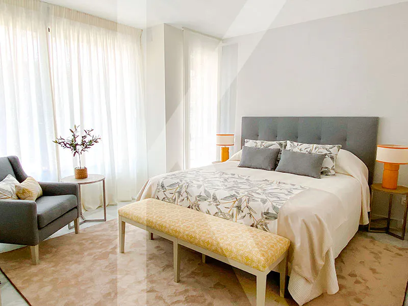 Dormitorio del Proyecto de Interiorismo en Montecarmelo