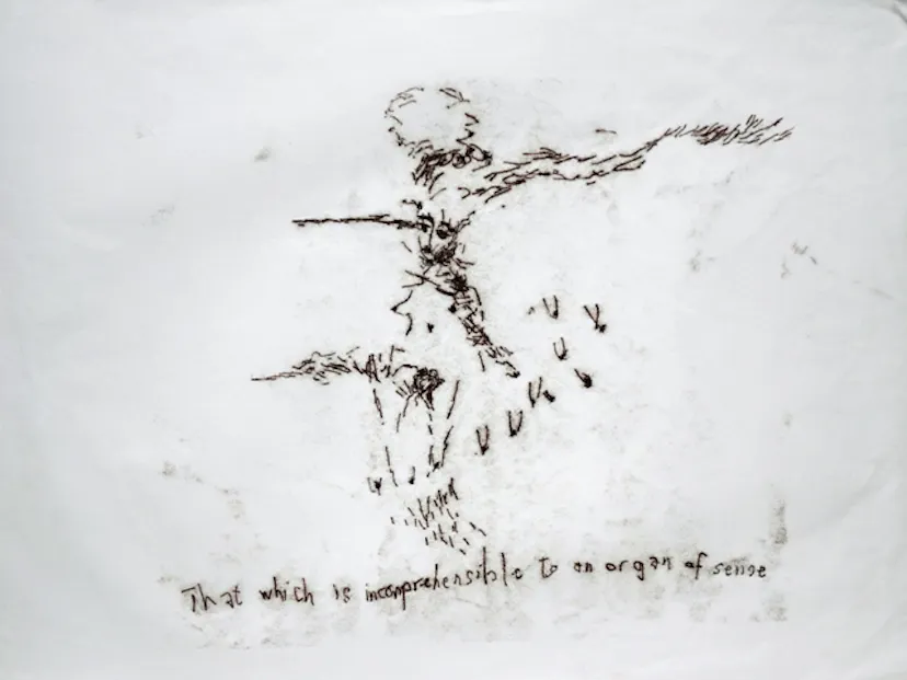 that which is incomprehensible to an organ of sense Monotype Iona 2015