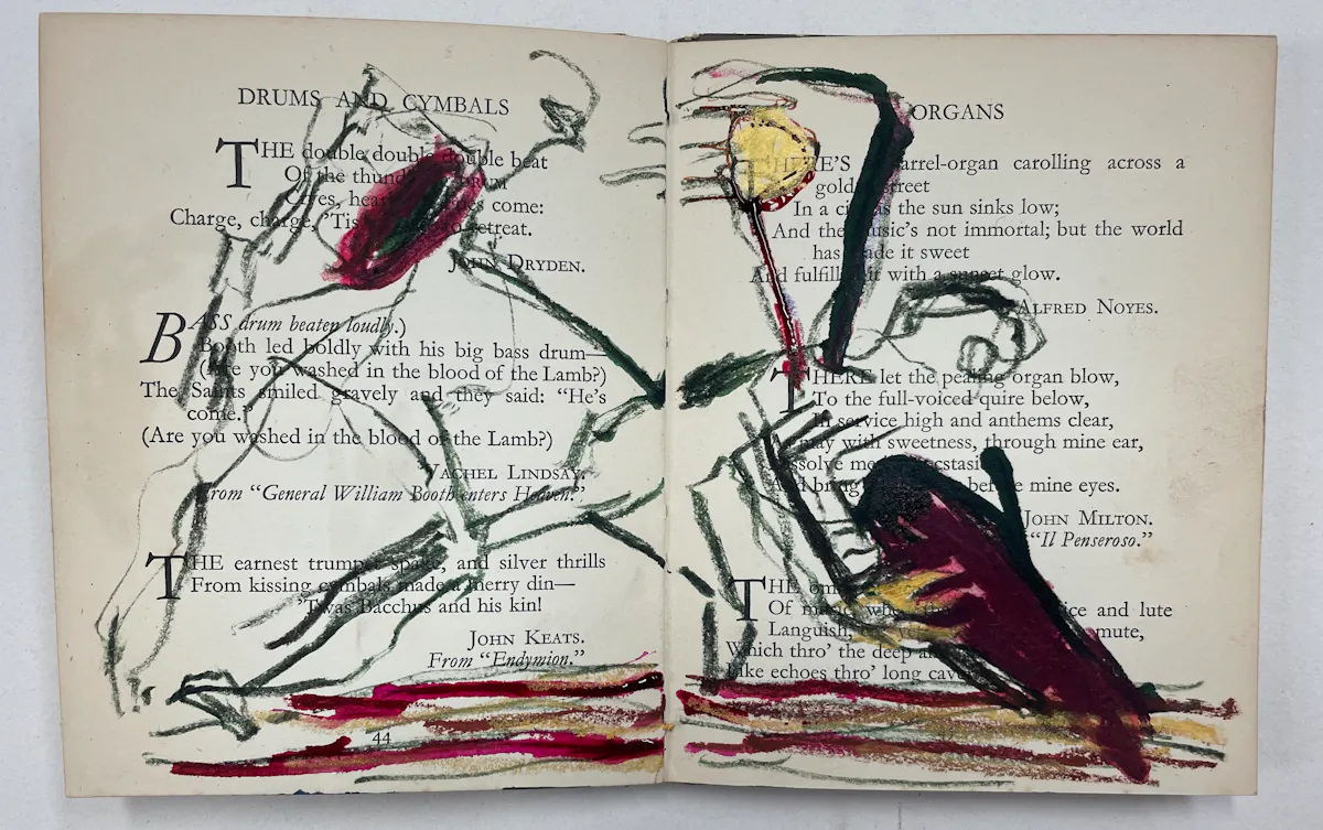 Ploughing with my heart. Book drawing. March 2024