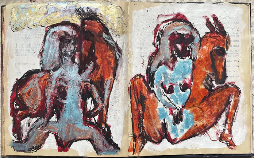 Angels with Horses. Pages in The Little Book of Offices. 2023.