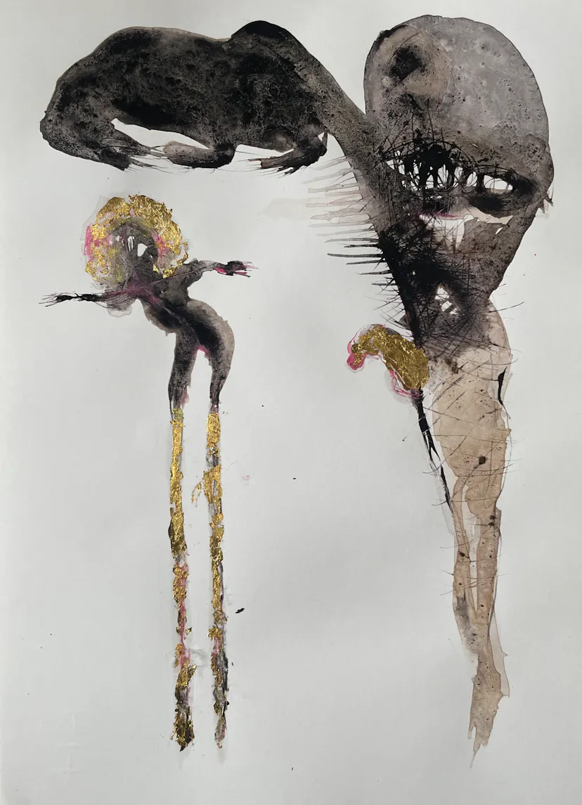 girl, precipitous, with bloodthirsty animus