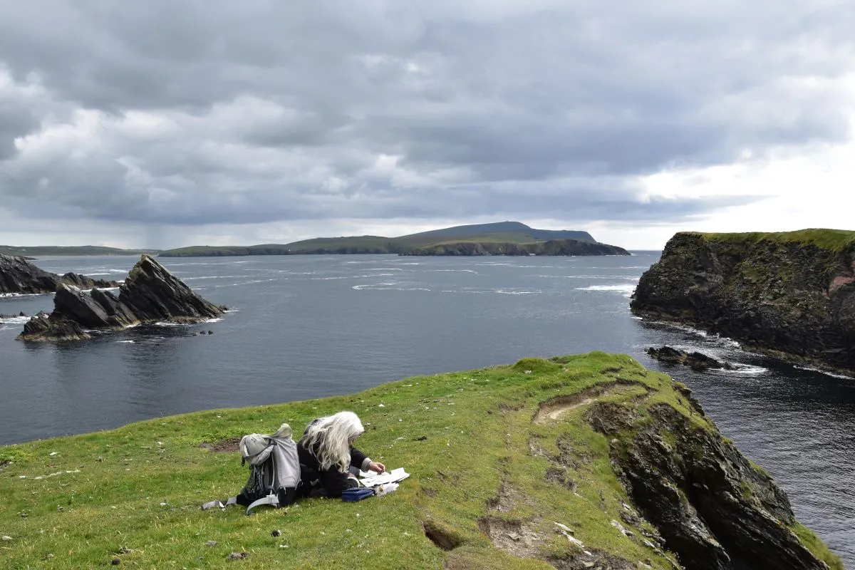 Drawing on Shetland