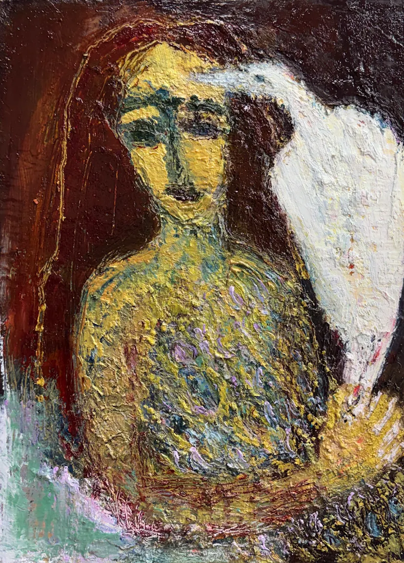 Source Tissue. Oil on linen 40 x 30 cm. 2026.