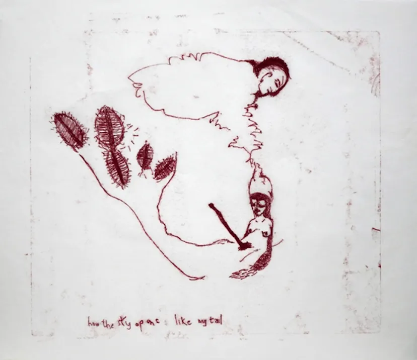 how the sky opens like my tail Monotype Iona 2015