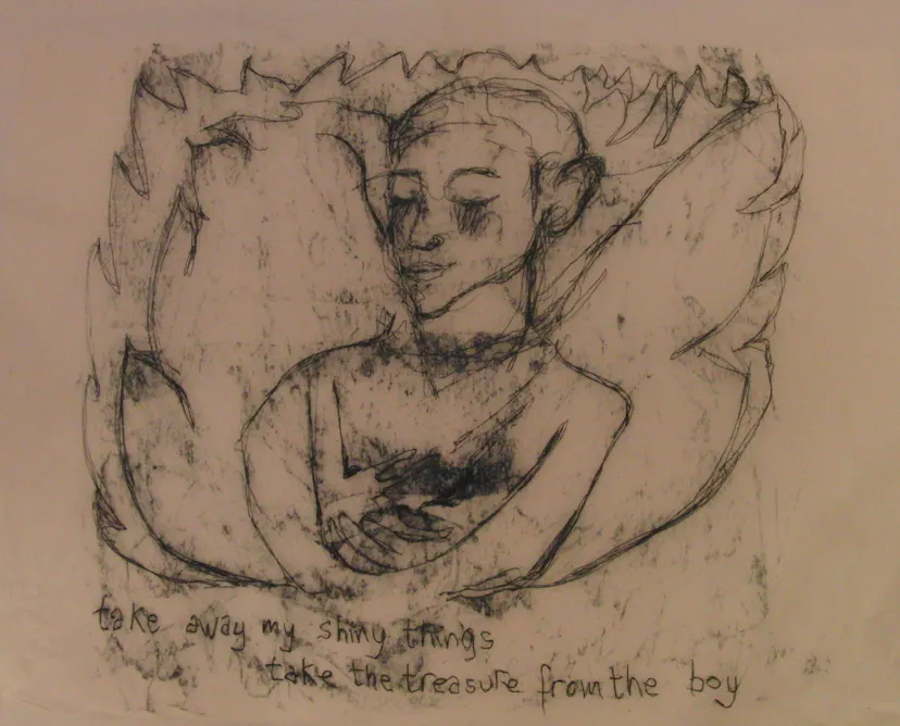 Drawing made in first session with Marc