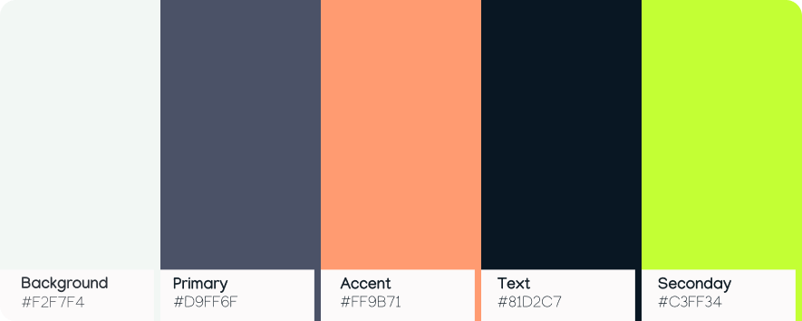 Image of colour palette