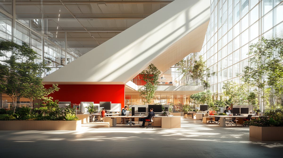 Bureau moderne d'une entreprise