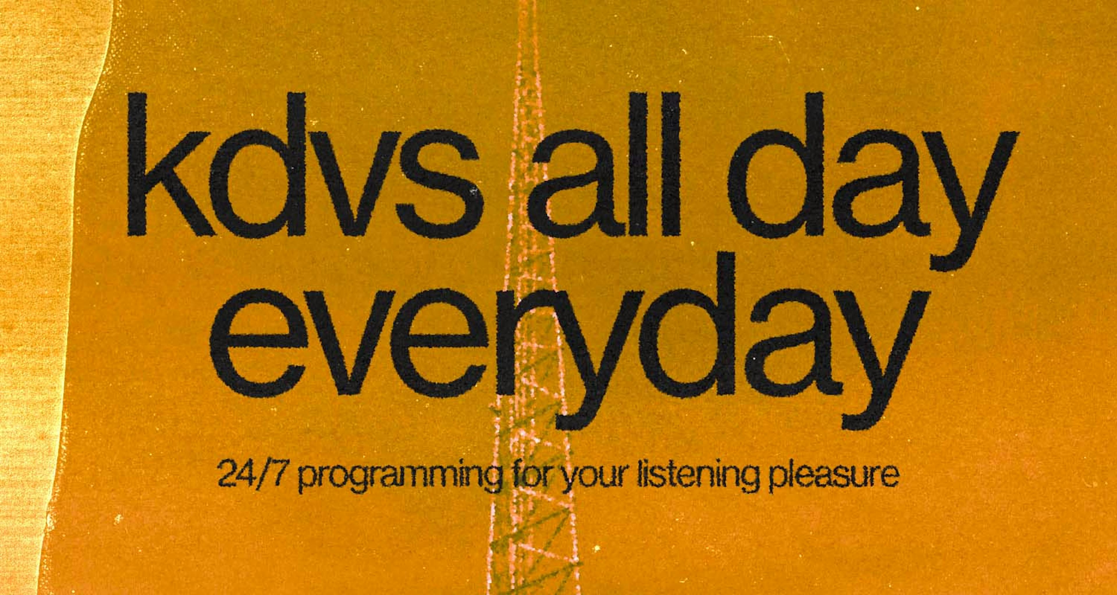 KDVS All Day Everyday - 24/7 programming for your listening pleasure