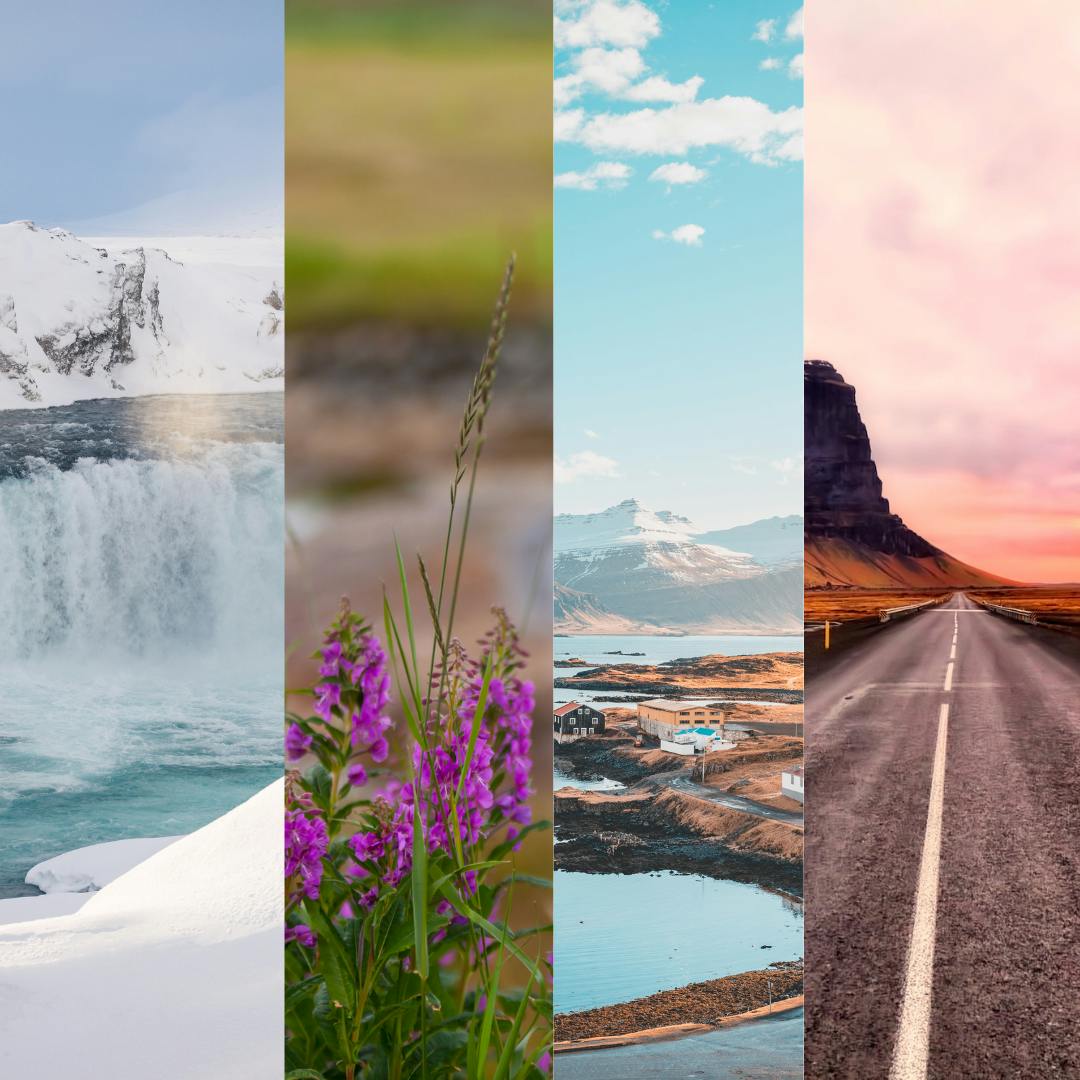 Iceland four seasons