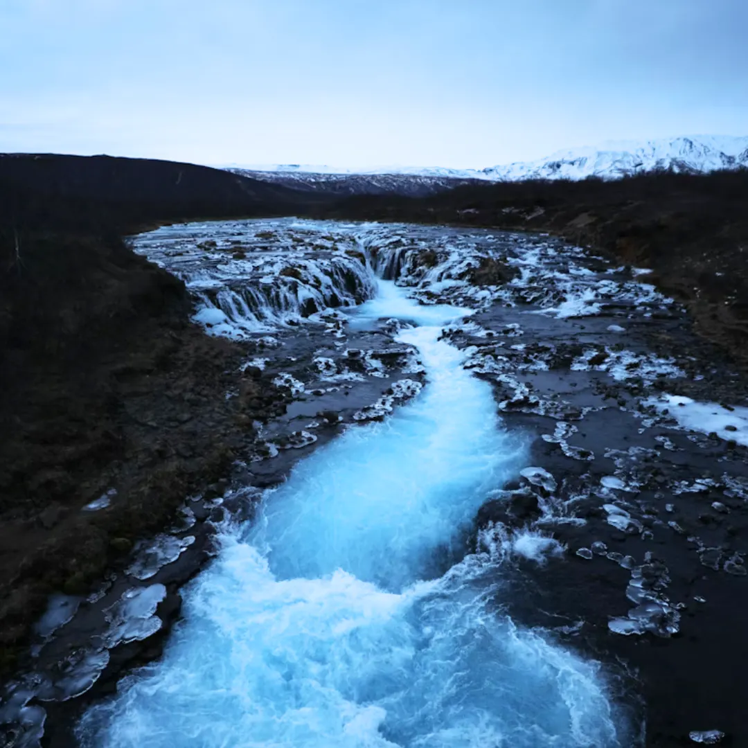 Picture of the waterfall Brúarfoss
