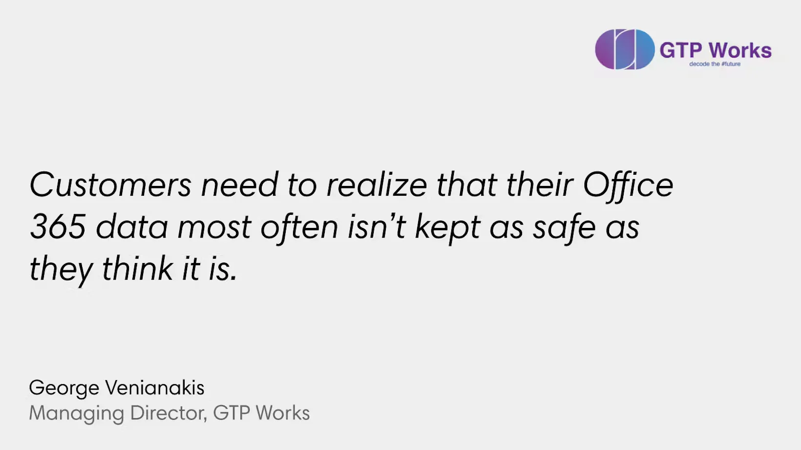 GTP Works partner story quote