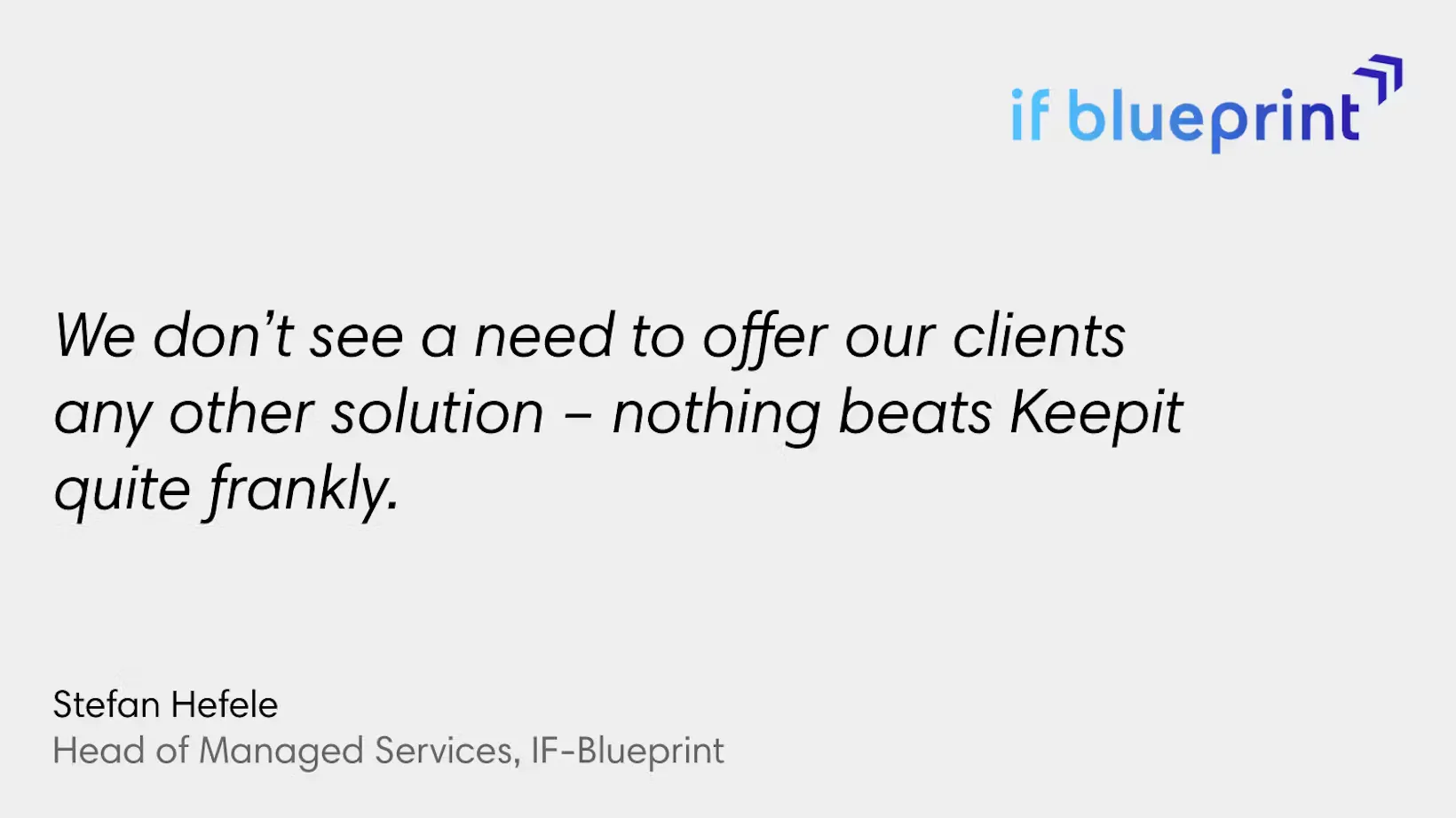 IF-Blueprint partner story quote