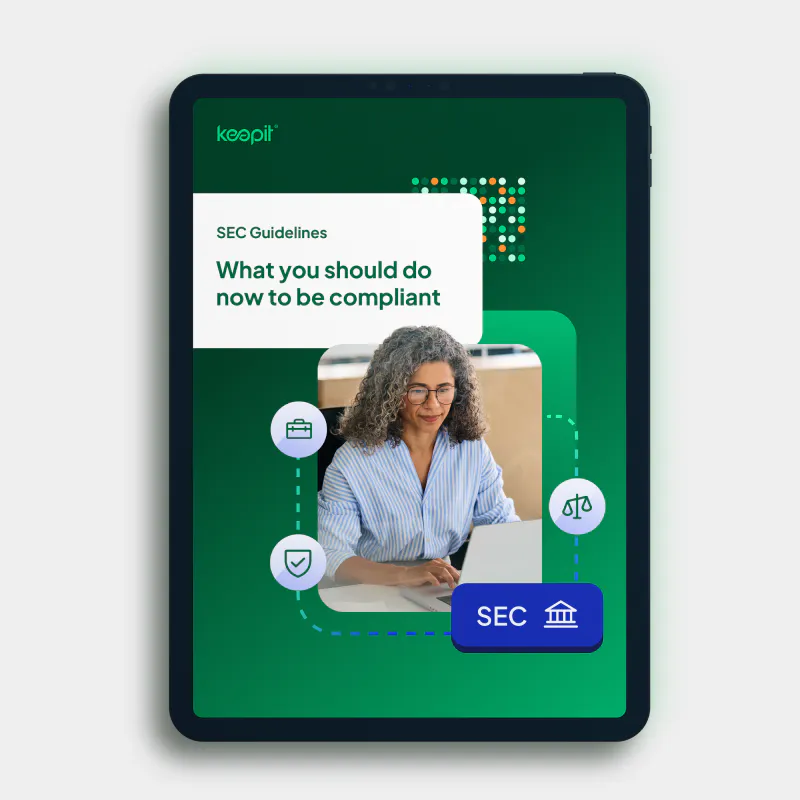 SEC guidelines: What you should do now to be compliant | Keepit