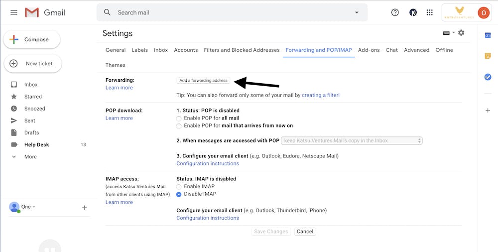 Keeping Help: Forwarding Your Gmail to Keeping | Keeping