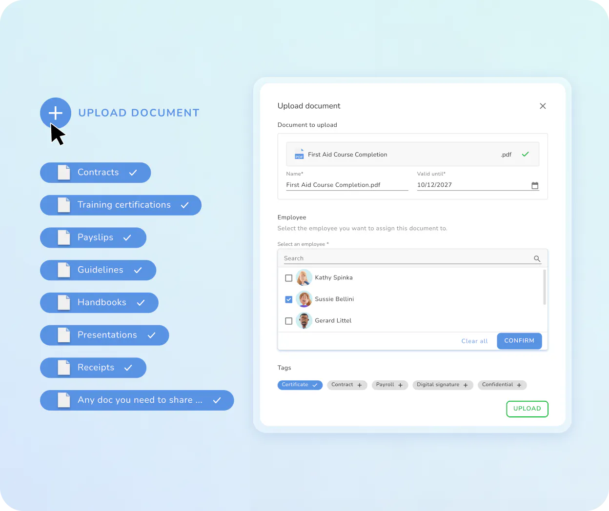 Employee Documents - Kenjo