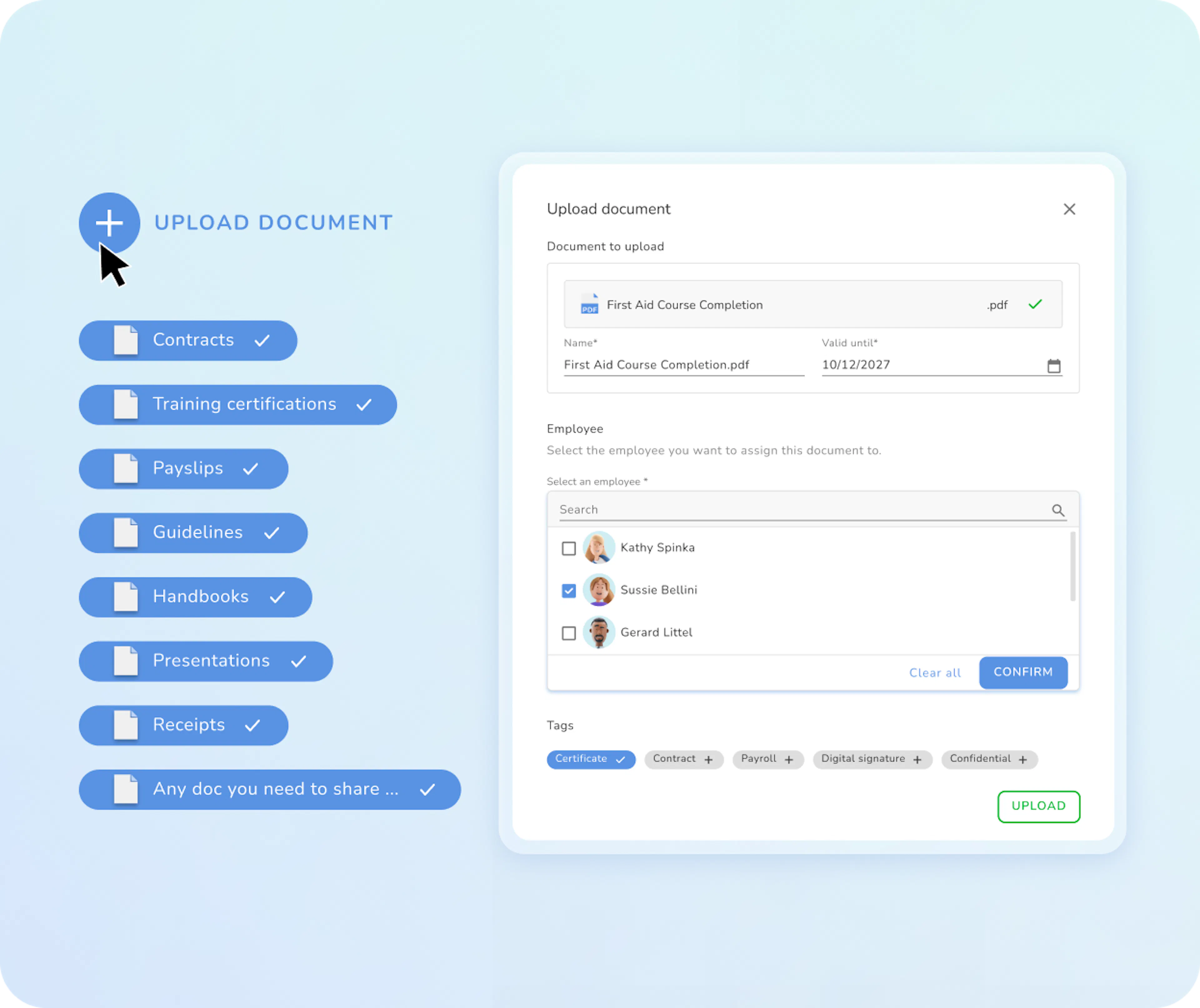 Employee Documents - Kenjo