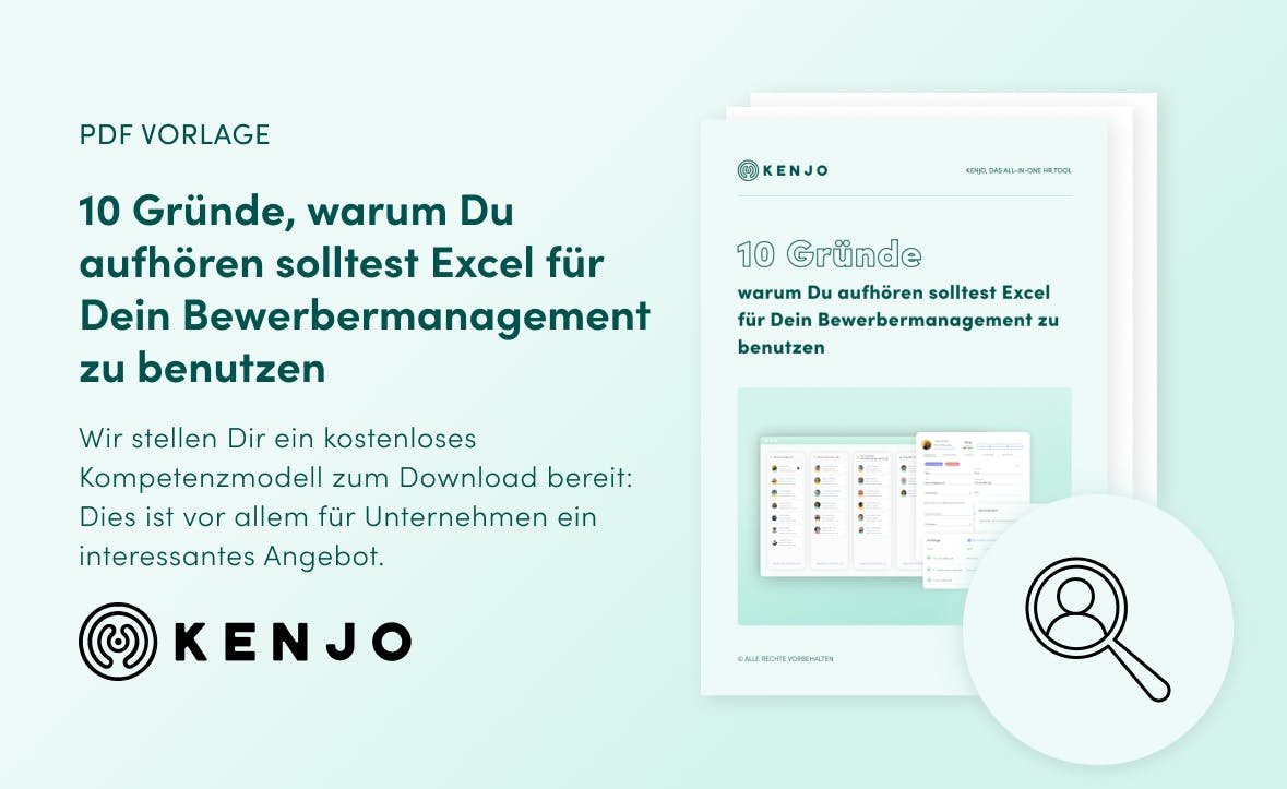 10 gründe kein excel bewerbermanagement