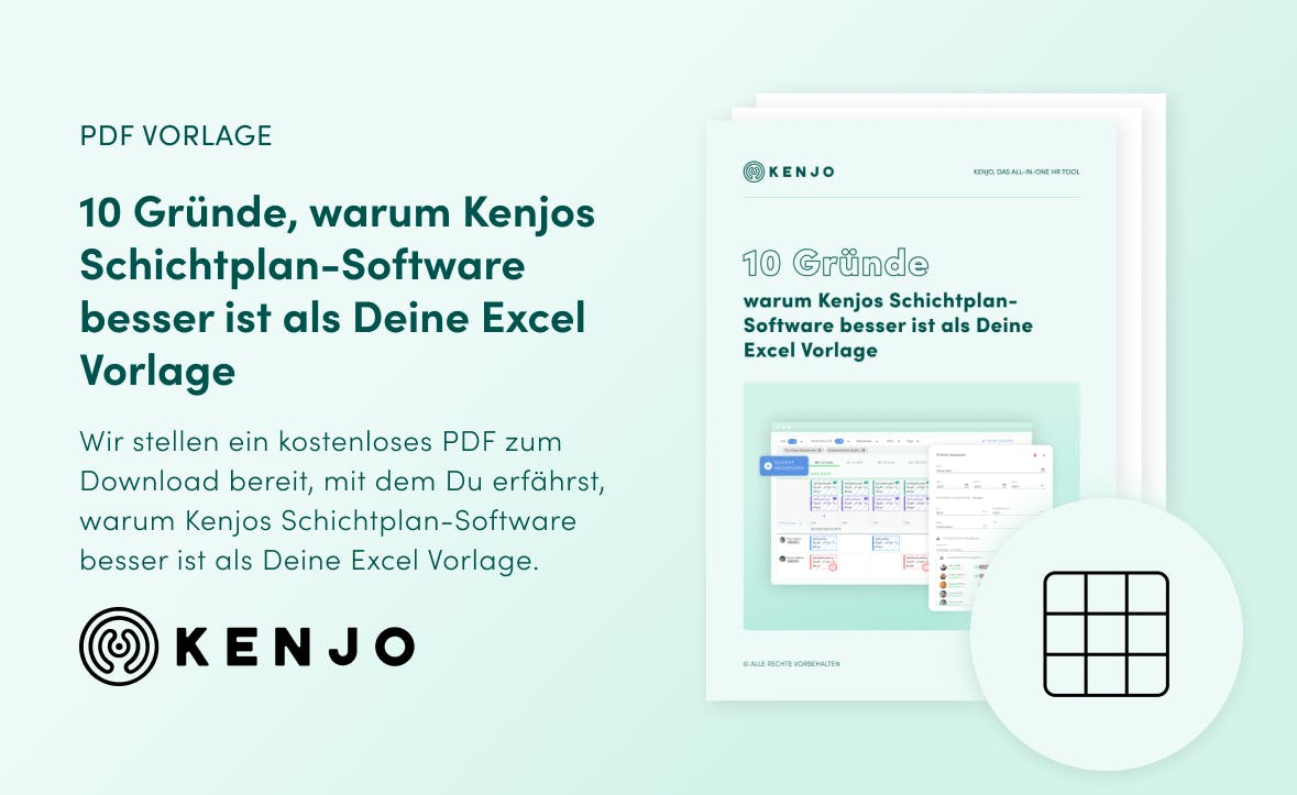 10 gründe kein excel schichtplan